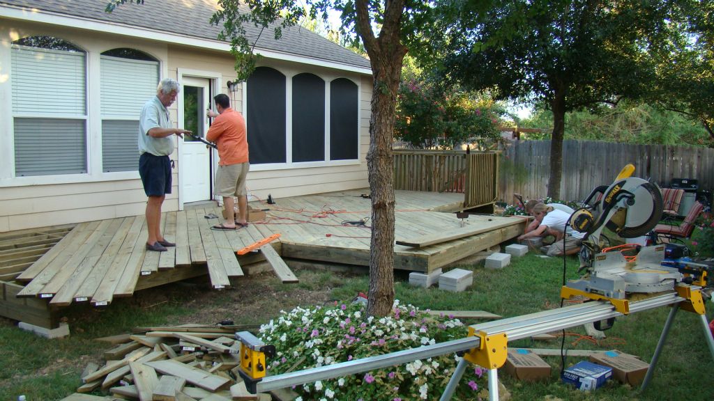 INSTALLING NEW DECK BOARDS